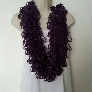 Betseyville Purple Infinity Scarf